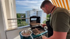 Гриль на балконе//наш субботний день //Германия 19.06.21