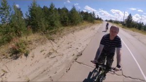 Прогулка на велосипеде с insta 360 one x