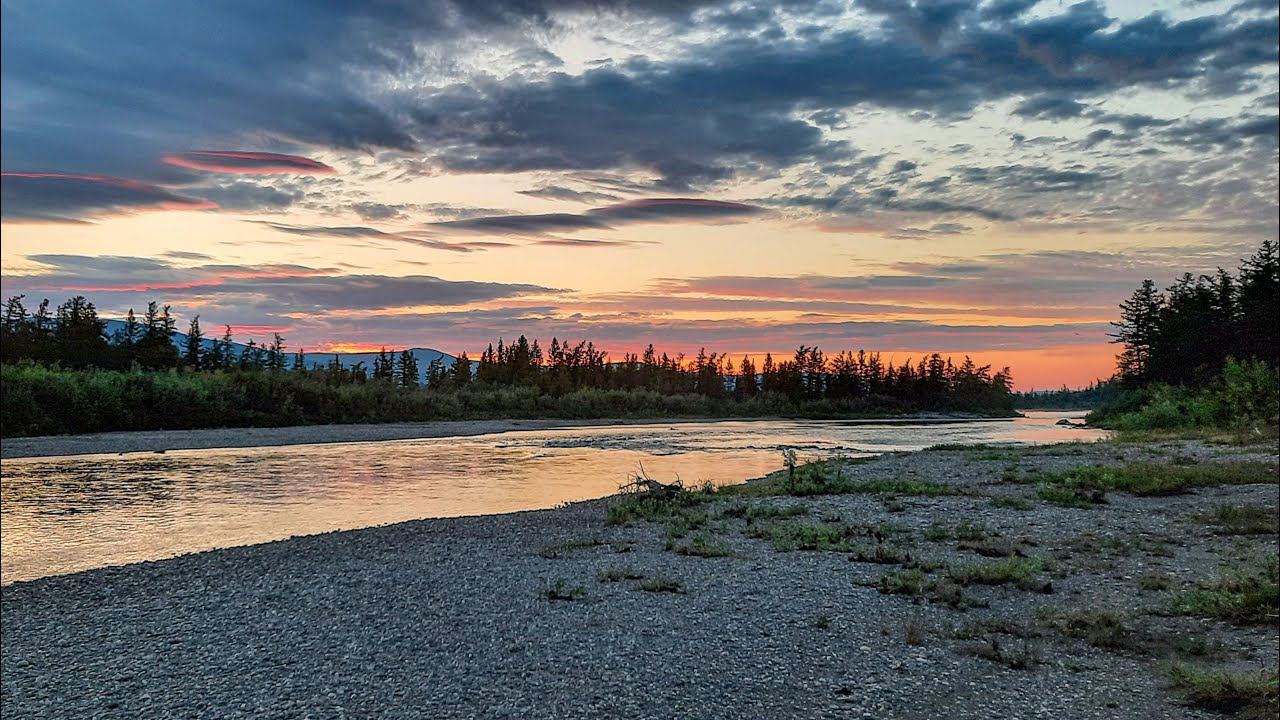 Полярный Урал, сплав - озера Малое, Большое Хадатаёганлор, реки Большая Хадата, Щучья. Сюжет 7