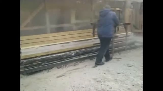 Пилорама углоповоротная дисковая