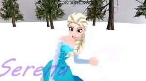 Эльза танцует под песню (Леди гага-рома ромамама гага улала)