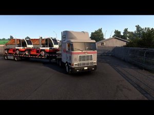 LIVE, American Truck Simulator, International 9800, на Руле !!!