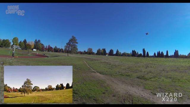 Eachine Wizard X220 - FPV Racer Review & Flight Test смотреть онлайн
