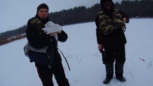 Ловля щуки на ВИБы зимой.