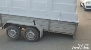 Домкрат подъема кузова прицепа