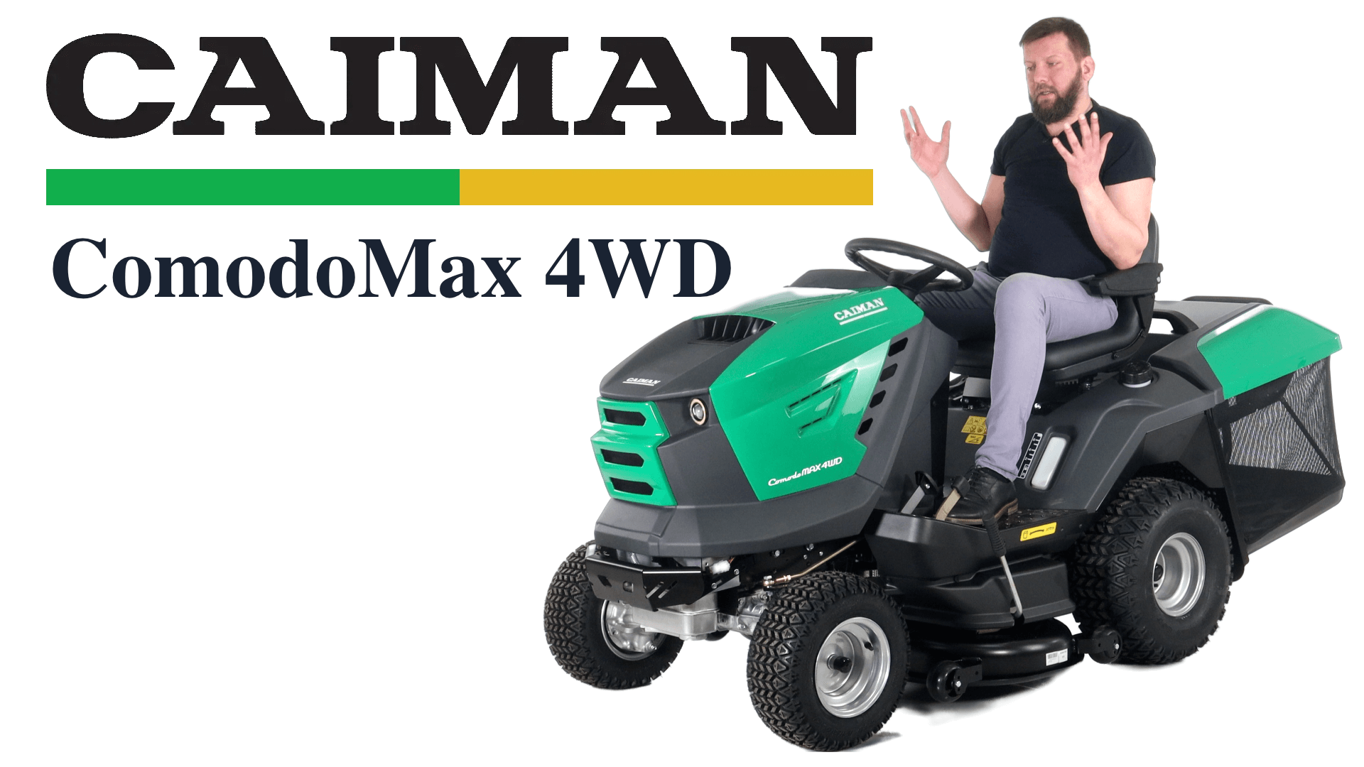 Обзор на садовый трактор Caiman Comodo Max 4WD