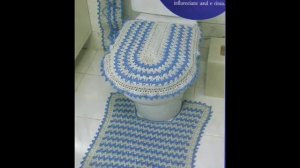 Коврики для ванной, связанные крючком. Crochet bath mats