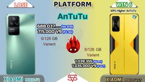 POCO F4 vs POCO F4 GT | Body | AnTuTu | Benchmark | Display | Design | Full Comparison