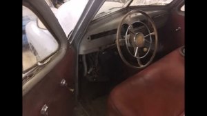 ГАЗ - 20 М ПОБЕДА  1956 г простояла лет 10 без движения.