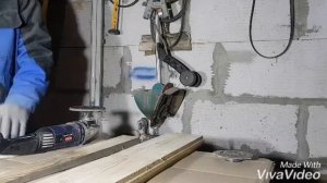Do-it-yourself board sanding. Шлифовка доски. Шлифовка дерева болгаркой