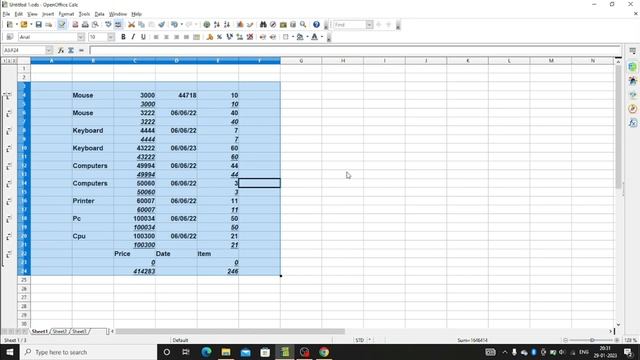 How To Use Subtotal In OpenOffice Calc смотреть онлайн