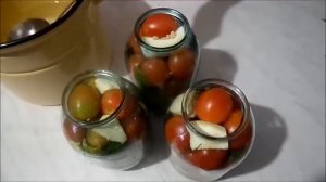 ПОМИДОРЫ С ПАТИССОНАМИ НА ЗИМУ