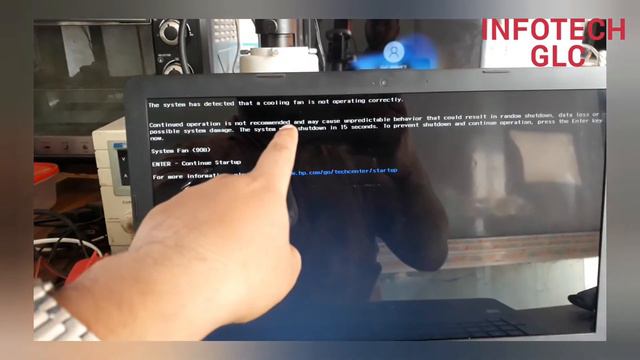 The system has detected that a Colling fan is not operating correctly смотреть онлайн