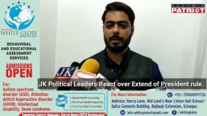 JK Political Leaders React over Extend of President rule, calls it Murder of democracy