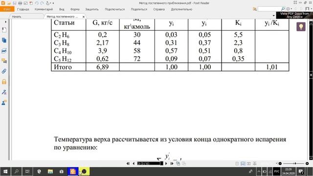 Процессы и аппараты. Температурный режим