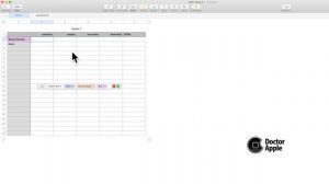 Aula Apple Mac - Planilha de Gastos no Numbers