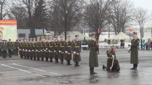 Рота почетного караула. Показательное выступление.