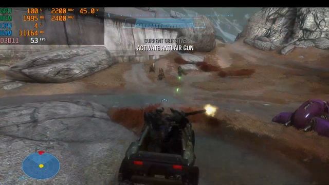 MCC Halo Reach ∣ AMD Ryzen 7 7735HS, Radeon 680M test