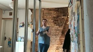 ДЕЛАЕМ КУХНЮ ОТДЕЛЬНОЙ!ПЕРЕГОРОДКА СВОИМИ РУКАМИ!Жизнь в деревне!Беларусь!