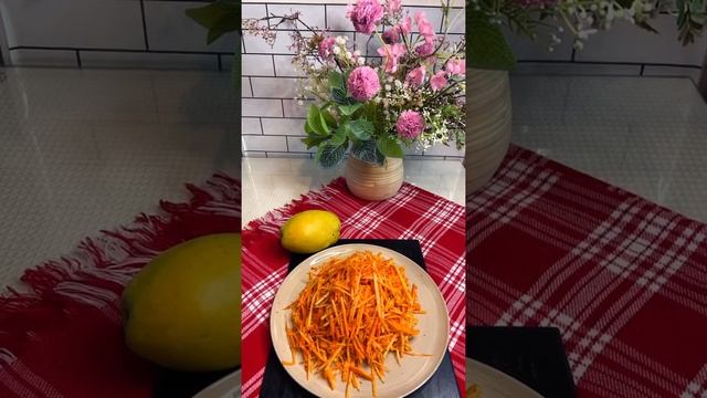 Салат из айвы с тыквой-яркий вкус и цвет!Quince salad with pumpkin!