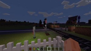 Работа дежурным на переезде в игре Майнкрафт (Minecraft)