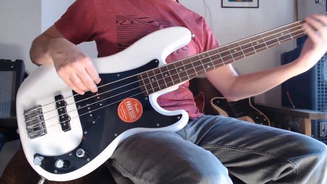 review bajo Squier Jazz precision Affinity groover instrumentos смотреть онлайн