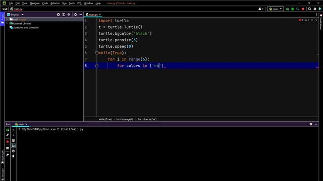 Create Circle Spiro Graph Using Python Module(Turtle) Part-2 in Hindi/#python/#rajnish /#codding