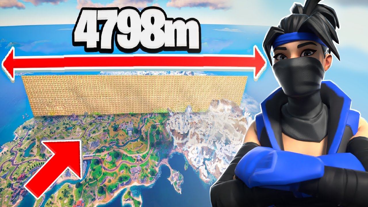 ПОСТРОИЛ ОГРОМНУЮ СТЕНУ ЧЕРЕЗ ВСЮ КАРТУ 2! смотреть онлайн