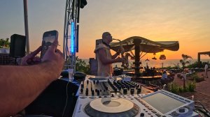 Sunset from Rockpool W GOA Saxophonist Syntheticsax & Dj Ayush Avo (Live Set Improvisation Melodic)