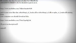 Assassin's Creed 3.Crack.ubiorbitapi_r2_loader.dll missing from your computer.