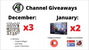 Channel Update December - Shadow Throne Giveaway, Next Vids and More