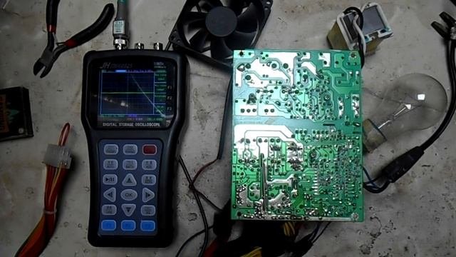 Портативный осциллограф. Краткий обзор и пример работы.