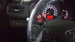Kia Rio включение обогрева лобового стекла