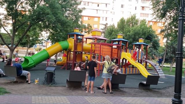 Прогулка по Тирасполю. Тирасполь вечером в середине июля