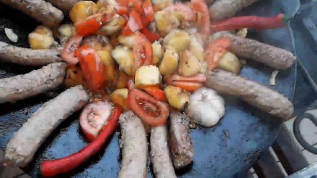 Чевапчичи с овощами в садже! #чевапчичи на сковороде смотреть онлайн