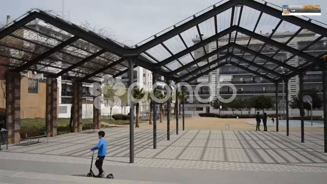 Urban Sports Playground Pergola Architecture Shadows - Pond5 Stock Footage смотреть онлайн
