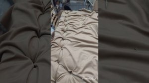 Как перетянуть обивку кровати ?
Реставрация кровати с каретной стяжкой
как сделать кровать
