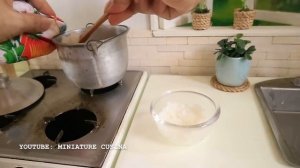 Korean Kimchi Fried Rice  w/ REAL MINI EGG [ MINIATURE COOKING ] KITCHEN TOY FOOD