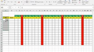 Attendance sheet format | How to make attendance sheet in excel | simple attendance sheet in excel