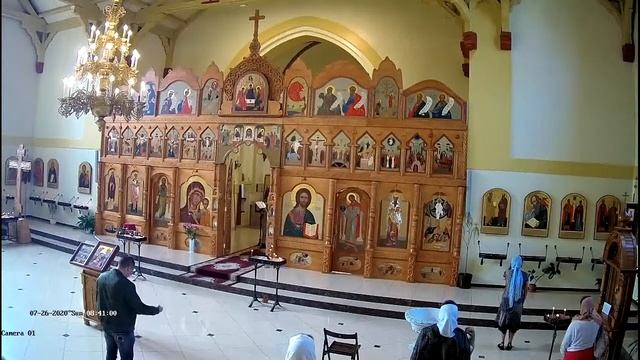 Божественная Литургия - онлайн трансляция богослужения 26 июля 2020 г. смотреть онлайн