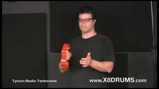 Tycoon Percussion Hand-Held Studio Tambourine - X8 DRUMS смотреть онлайн