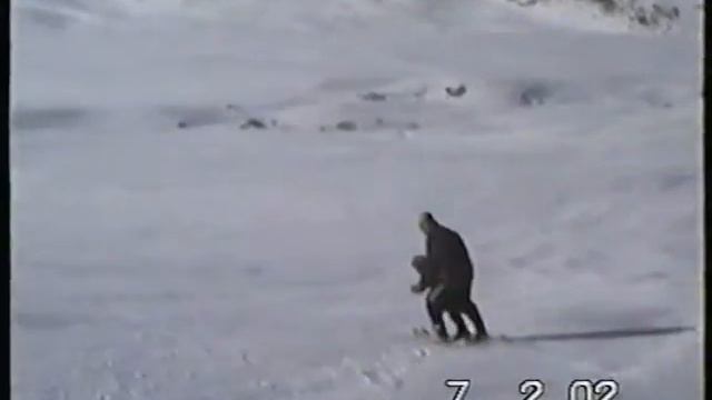 Спуск с Киргизской горы Норус