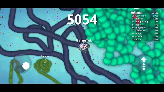 Epic SnakeIo Gameplay Big King Biggest Snake! Snake Game смотреть онлайн