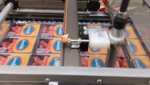 Автоматизированная маркировка колбасных изделий на линии