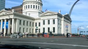 США: Сент Луис. St Louis. Большая Арка! Центр Сент Луиса. На машине по США.