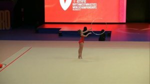 Stiliana Nikolova (BUL) Hoop Qualification 40th FIG Rhythmic Gymnastics World Championships 2023