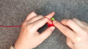 варежки-брелок крючком, амигуруми crochet