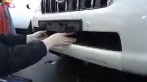 Защитная решетка радиатора Toyota Land Cruiser Prado 150 инструкция по установке