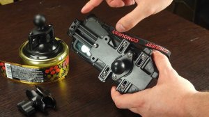 Держатель для тяжёлых смартфонов в автомобиль - Conquest S20 для примера - ответ клиенту ExGad