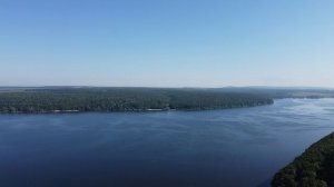 Куйбышевское водохранилище в районе бывшего села Приусинск